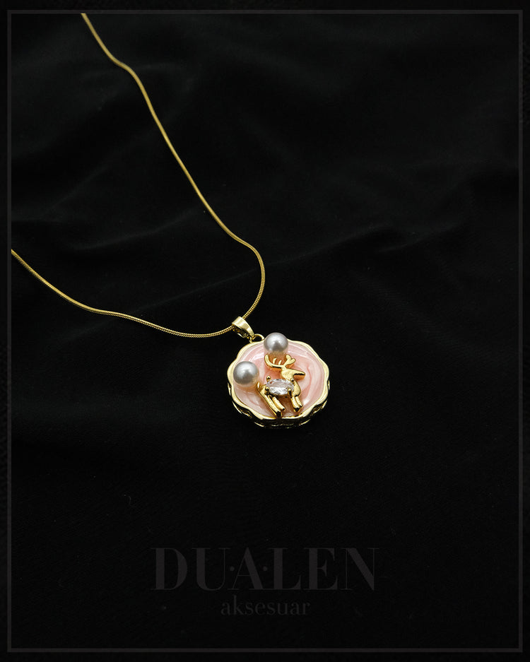 Mineli Sanat Kolye 1  ( Gold )
