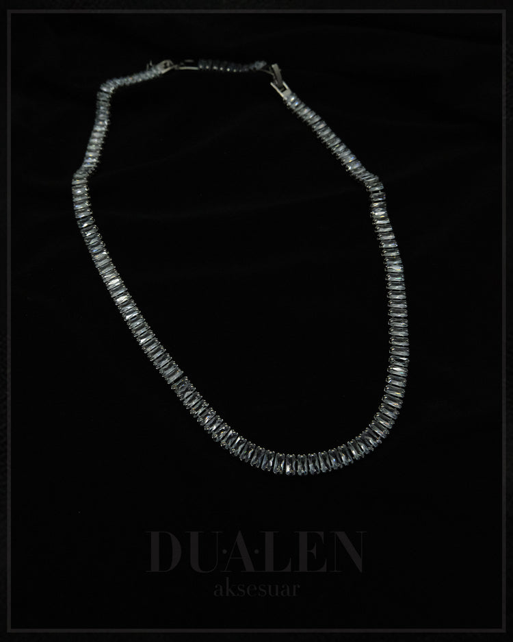 Su Yolu Çelik Kolye ( Silver )
