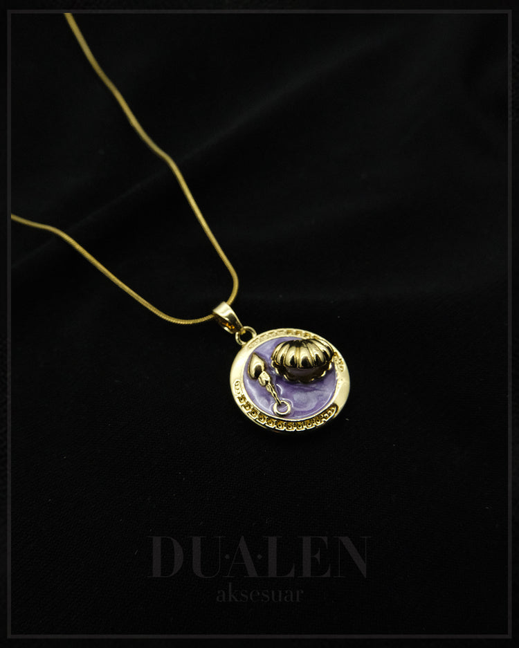 Mineli Sanat Kolye  7  ( Gold )